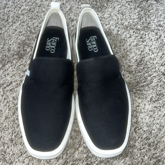 Franko Sarto Maldives Black Canvas Slip-on sneakers - Picture 3 of 9